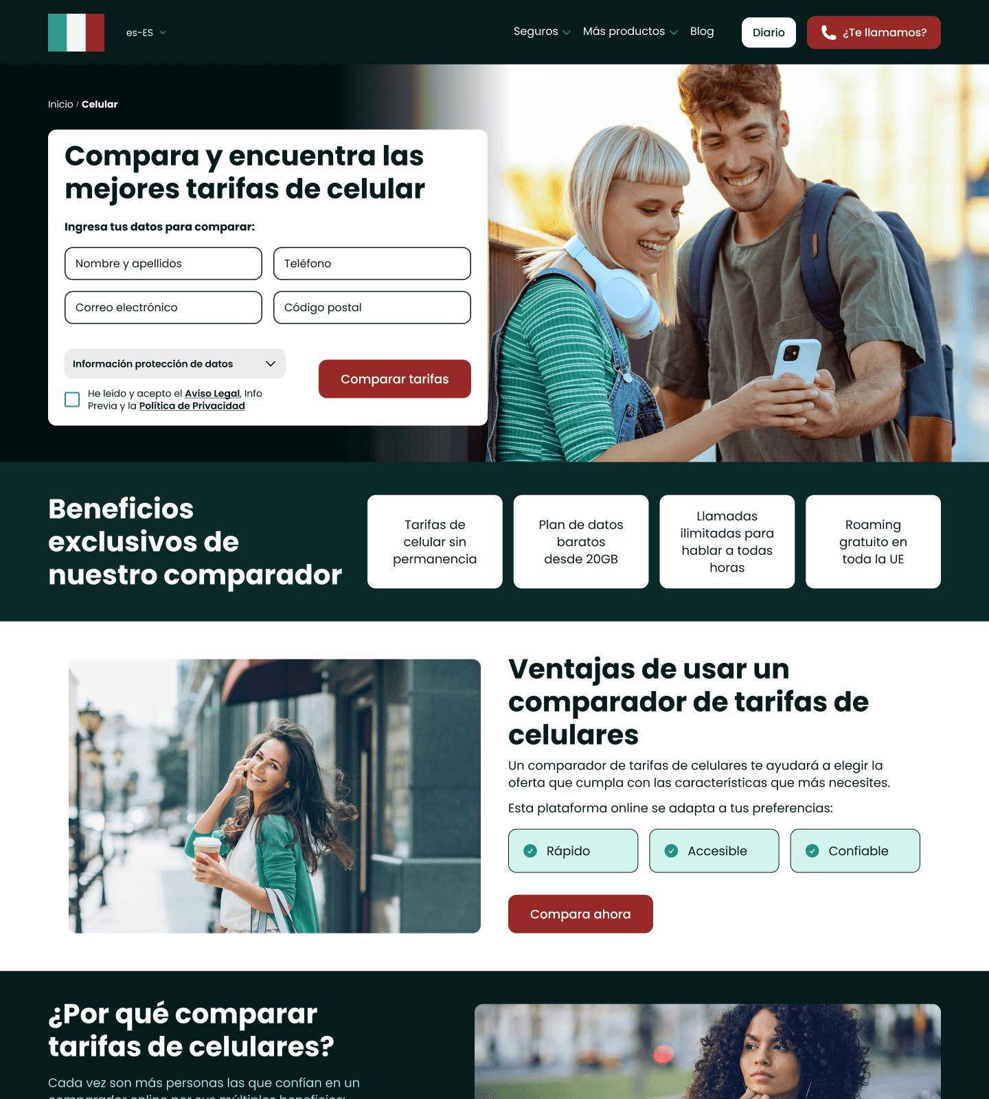 El Comparador de Celulares de México