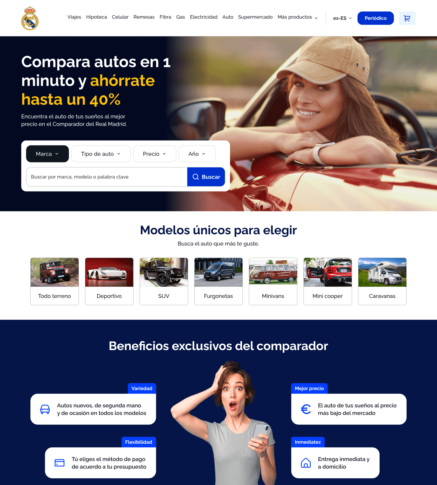 El Comparador de Autos del Real Madrid