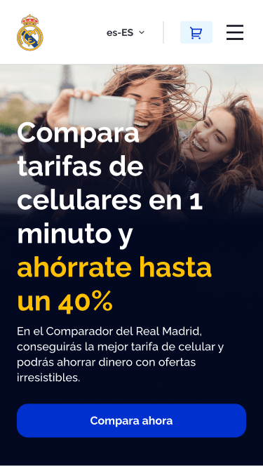 El Comparador de Celulares del Real Madrid