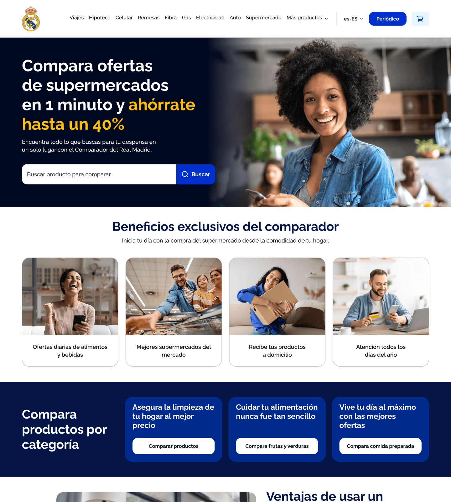 El Comparador de Supermercados del Real Madrid